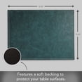 thumbnail image 6 of CounterArt Turquoise Faux Leather Placemat Infused with Copper 4 Pack, 6 of 6