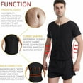 thumbnail image 5 of Mens Sweat Sauna Vest, for Waist Trainer Zipper Neoprene Tank Top, Adjustable Sauna Workout Zipper Suit, 5 of 8
