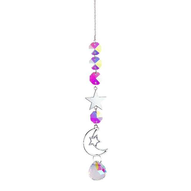 Colgantes colgantes Cristal colgante Wind Chime Style Garden rainbow making hecho , D Fanmusic Colgantes colgantes