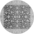 thumbnail image 1 of Ahgly Company Indoor Round Oriental Gray Modern Area Rugs, 6' Round, 1 of 4
