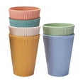 thumbnail image 1 of Tasse Incassable en Paille de Blé - Ensemble de 6 Verres Réutilisables - Gobelet Compatible Lave-Vaisselle - Écologique, 1 of 5