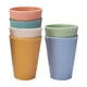 thumbnail image 1 of Vaso para beber ecológico, irrompible y reutilizable, apilable de paja de trigo, juego de 6 vasos biodegradables y saludables, vaso reutilizable para baño, apto para lavavajillas, 1 of 5
