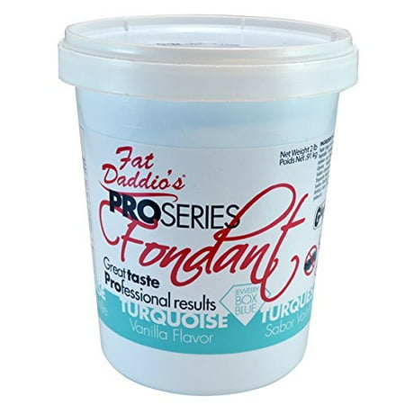 2 Lb Rolled Fondant Fat Daddio's Fondant Turquoise Vanilla 2 Lb., Rolled Vanilla Premium Black Bright Daddios professional Pounds Satin 15lbs Lb by Icing kg Turquoise.., By Fat Daddios Ship from US ()