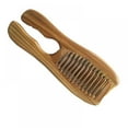 thumbnail image 4 of Wooden Bamboo Hair Comb Massage Eco Friendly Sandalwood Wide Tooth Wood Comb, 4 of 4