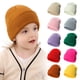 thumbnail image 2 of Gorro infantil de lana de punto para otoño e invierno, gorro tipo jersey para bebé, para niños y niñas, 2 of 6
