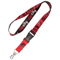Portland Trail Blazers WinCraft Wordmark Lanyard with Detachable Buckle - No Size