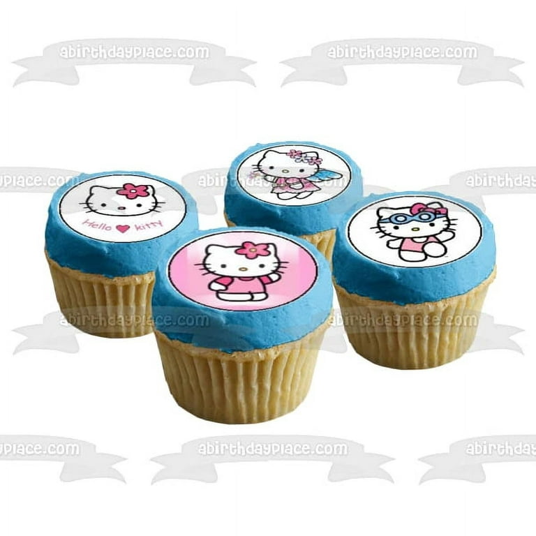 24 Hello Kitty Cupcake Toppers - ABPID01174 