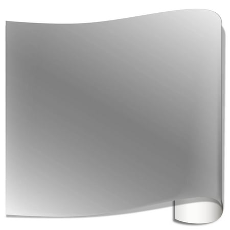 Basic Grey 12x12 Inch Paper - Oracal 651 Glossy Vinyl Sheets - Metallic Silver Grey