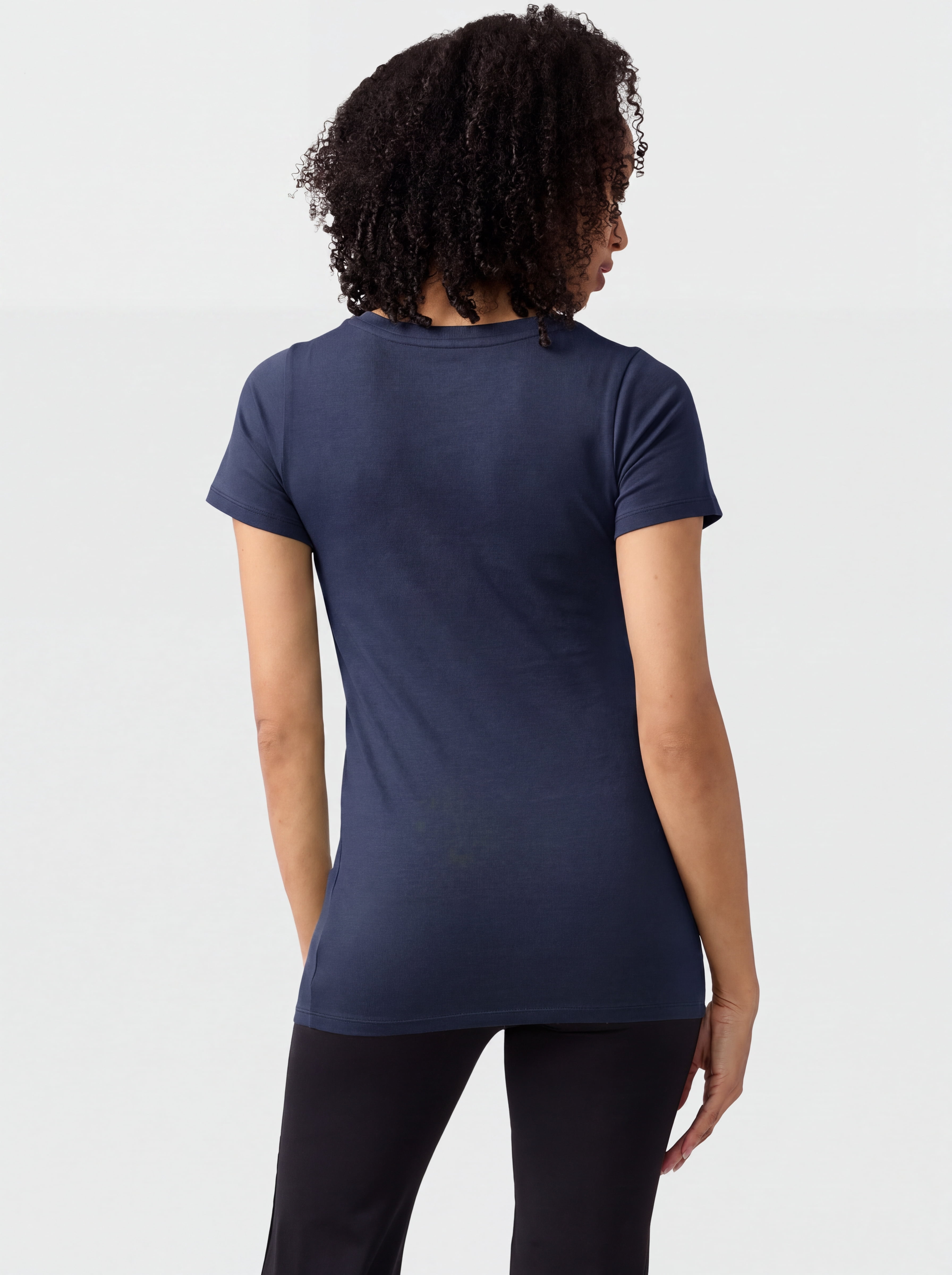Ingrid & Isabel For Every Belly Women's Maternity Fitted V Neck Tee, Sizes S-XXL
