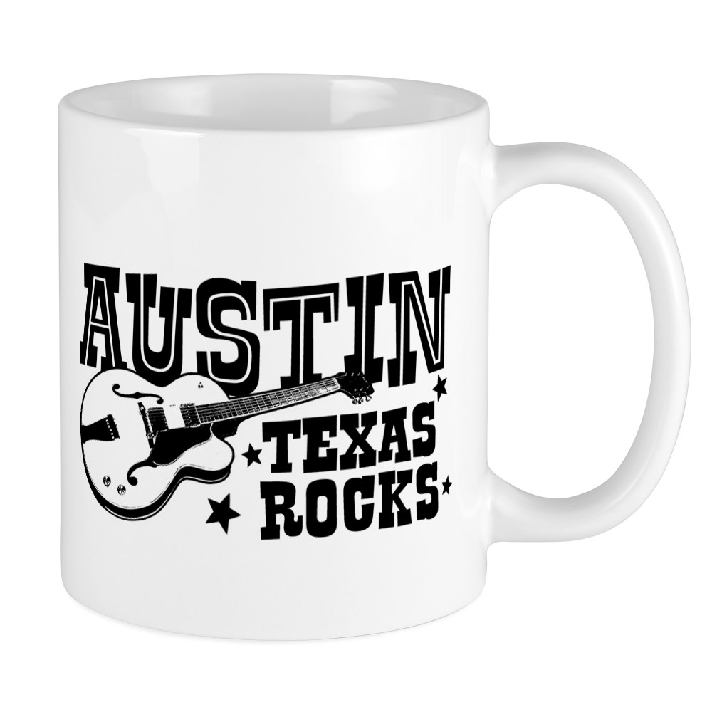 CafePress Austin Texas Rocks Mug Unique Coffee Mug, Coffee Cup