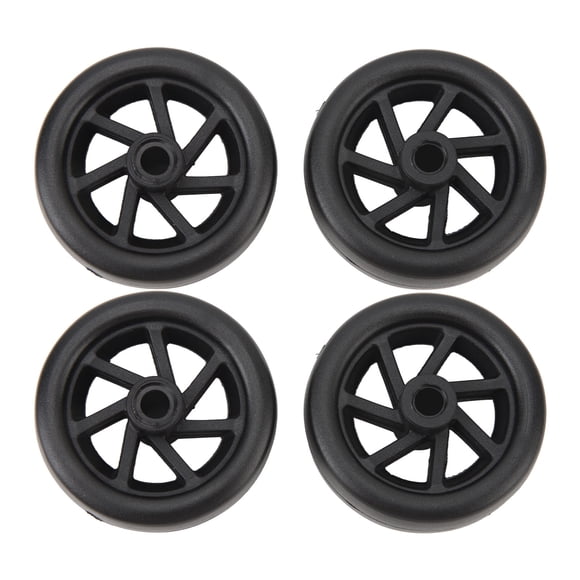 Suitcase Wheel, Durable Easy Installation Smooth Rolling 4Pcs PVC Luggage Wheels Set for Travel