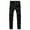 Black, variant on Men's 2025 Casual Ripped Jeans Cotton Straight Jeans Full Length Denim Pants White