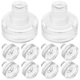 thumbnail image 1 of 10pcs Wine Stopper Glass Stopper Sealing Glass Plug Bottle Glass Cap For Wine Beer Bottles, 1 of 3