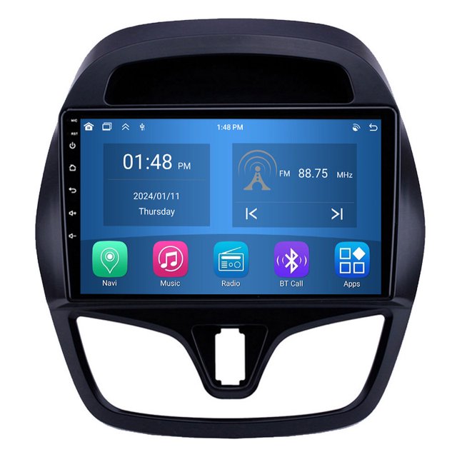 RoverOne 4+64GB Car Stereo CarPlay GPS Navigation Bluetooth for Chevrolet Spark Beat 2015-2018 Android Touch Screen Player