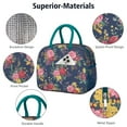 thumbnail image 4 of Womens Pioneer Flower Floral Print Pattern Lunch Box for Work,Insulated Lunch Bag for Women,Loncheras Para Mujer,Leakproof Adult Lunch Bag for Work,Beach,Travel,Picnic,Camping, 4 of 7