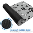 thumbnail image 6 of Long Mouse Pads for Desk,Paw Prints and Bones Desk Mats on Top Of Desks, Desk Mouse Pad Extra Large with 3mm Non-Slip Base and Stitched Edge for Gaming,Office,Work,Home 31.5"x11.8", 6 of 6