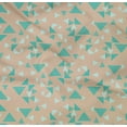 thumbnail image 5 of oneOone Organic Cotton Poplin Twill Fabric Triangle Geometric Decor Fabric Printed BTY 42 Inch Wide, 5 of 5