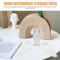 thumbnail image 2 of PAMINGONO Digital Wind Instrument Stand White Iron Storage Rack with Non Slip Pad for Display and Decoration, 2 of 8