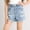 Light Blue, variant on NAISIBABY Girls Ripped Denim Shorts, High Rise Fshion Casual with Pockets Kids Summer Jean Shorts Light Blue Size 14