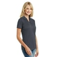thumbnail image 4 of Port Authority Ladies Diamond Jacquard Polo-4XL (Graphite), 4 of 6
