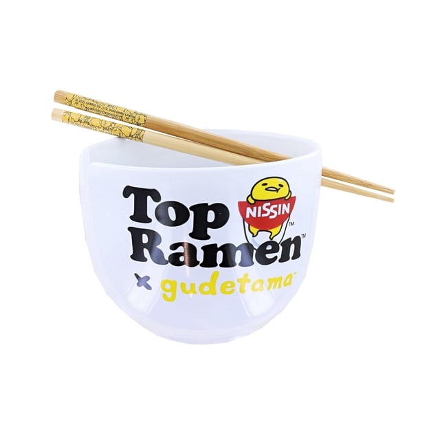 Cuenco para ramen plateado Buffalo Sanrio Gudetama Top Ramen 600 ml
