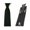 Black, variant on Men Fashion Satin Skinny 5CM Tie Necktie Y-shape Elastic Suspenders Brace Set
