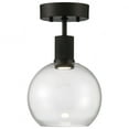 thumbnail image 3 of Access Lighting Burgundy LED Semi-Flush in Matte Black Color, 3 of 5