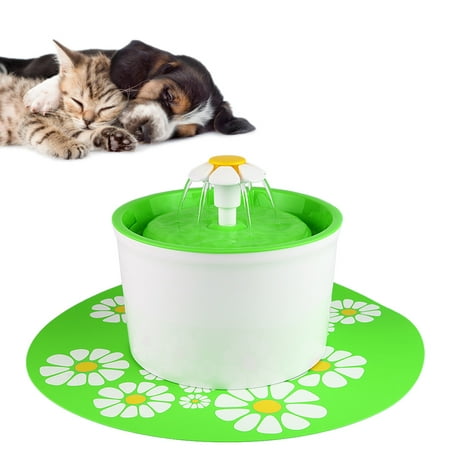 Pet waterer/Pet Fountain,Pet Flower Fountain Automatic Electric Water Bow For Cat&Dog