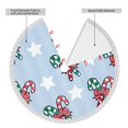 thumbnail image 4 of Faldas para árbol de Navidad de 48 pulgadas con texto "Merry Christmas", tapete para árbol de Navidad para vacaciones de invierno, falda para árbol de Navidad para decoraciones navideñas rústicas, 4 of 8