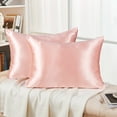 thumbnail image 7 of Home Soft Things 32 Momme Silk Cotton Pillow Sham Pillow Cover 1 piece- Russet Red- 20"x26", 7 of 7
