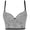 Black, variant on Women Glitter Diamond Rhinestone Push Up Bra Bustier Underwire Padded Spaghetti Strap Camisole Sexy Punk Corset Crop Top