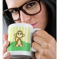 thumbnail image 2 of 3dRose, Baby Animals – Monkey, 15oz Mug, 2 of 7
