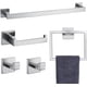 thumbnail image 1 of 5 Piezas Juego de Accesorios de Baño, Toallero Baño 60cm + Portarrollos para Papel + Toallero Barra + 2 Gancho,304 Acero Inoxidable, 1 of 6