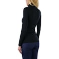 thumbnail image 6 of ToBeInStyle Women's Relaxed Fit Long Sleeve Soft and Stretchy Turtleneck Shirt - X-Large, 6 of 6