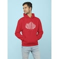thumbnail image 2 of Abstract 3d Graph Hoodie Men -Image by Shutterstock, Male Medium, 2 of 4
