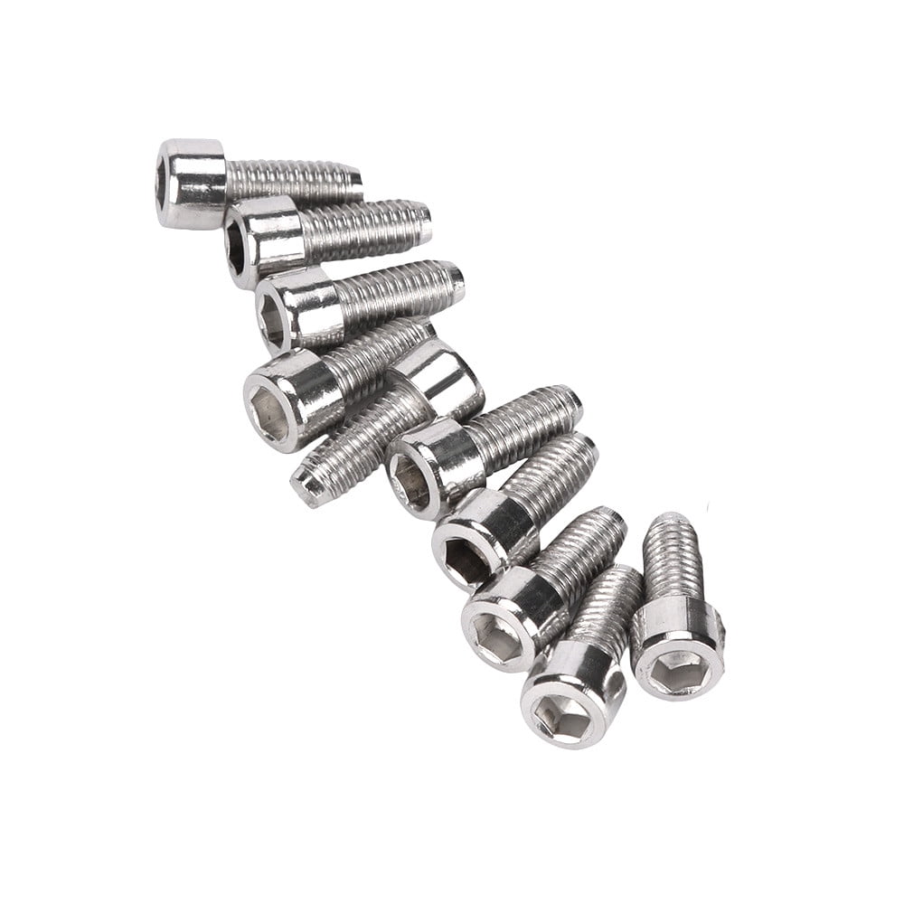 Bowake 10Pcs Cycling Socket Head Cap Screws Hexagonal Bicycle Kettle