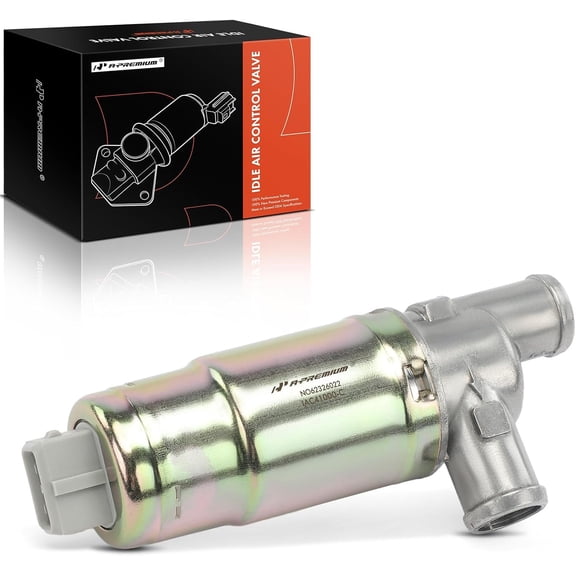 A-Premium Fuel Injection Idle Air Control Valve Compatible with Volkswagen Jetta, Golf, Cabriolet, Fox, Quantum, Scirocco & Hyundai Accent, Elantra,Tiburon & Audi 4000, 5000 & Kia Sportage & Saab 900