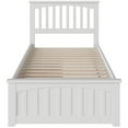 thumbnail image 3 of Leo & Lacey Lit Plateforme de Rangement Urbain Simple TG en Bois Massif Style Ferme, Blanc, 3 of 5
