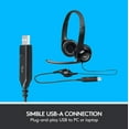 thumbnail image 6 of Logitech ClearChat Comfort USB Headset H390 with Microphone (Black), 6 of 9
