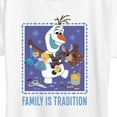 thumbnail image 3 of Frozen 2 - Olaf Family Is Tradition - Women's Short Sleeve Graphic T-Shirt, 3 of 5