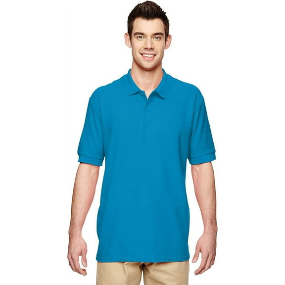 Gildan 82800 Men's Premium Cotton Double Pique Polo Sapphire 3XL