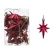thumbnail image 5 of Adorno para árbol de Navidad de ocho puntas, colorido, plateado, de Navidad - Burdeos, 5 of 6