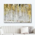 thumbnail image 2 of wall26 Canvas Print Wall Art White Birch Tree Forest with Yellow Leaves Nature Wilderness Mixed Media Modern Art Rustic Landscape Relax/Calm Multicolor for Living Room, Bedroom, Office - 16"x24&, 2 of 5