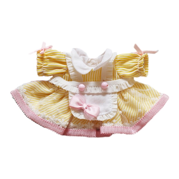 Muñeca de peluche con colgante de princesa, accesorio educativo para fotos, ideal para cumpleaños amarillo