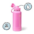 thumbnail image 2 of ThermoFlask 32 oz Double Wall Vacuum Insulated Stainless Steel Water Bottle with Chug Spout Lid, Shocking Pink, 2 of 5