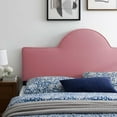 thumbnail image 4 of Modway Tête de Lit Moderne en Velours de Performance pour Lit Double/grand Lit en Rose Poussiéreux, 4 of 10