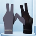 thumbnail image 1 of Guantes De Billar Guantes De Billar Guantes de billar para piscina, ligeros, con dedos abiertos, para entrenamiento amateur (gris), 1 ud., 1 of 7