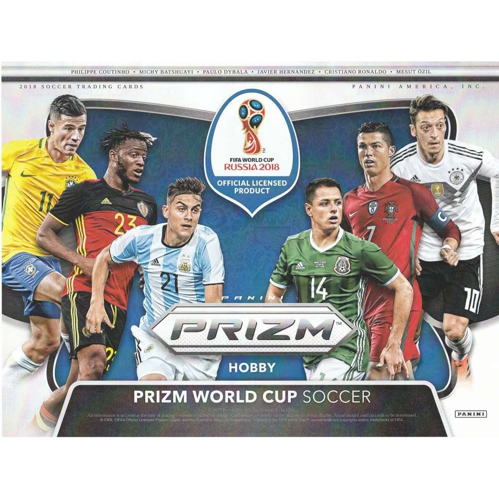 2018 Panini Prizm World Cup Prizm Soccer Fat Packs Box (12