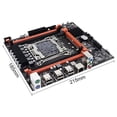 thumbnail image 2 of Placa Base X99E + CPU E5 2676 V3 + Soporte de Grasa Térmica 4 RAM DDR4 RECC Tarjeta LAN Gigabit PCIEX16 NVMe Placa Base de Escritorio, 2 of 5