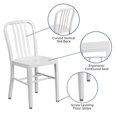 thumbnail image 2 of White Metal Indoor-Outdoor Chair, 2 of 9